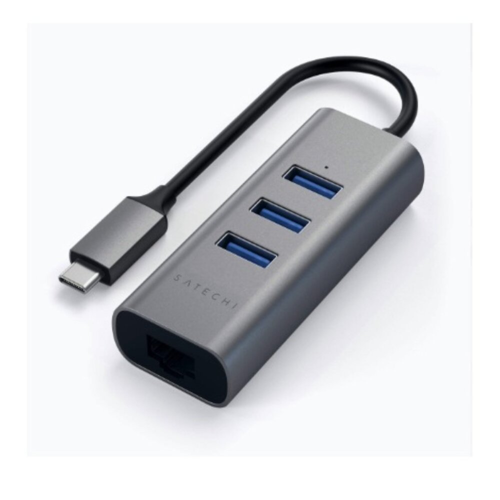 NIB -  Satechi Type-C 2-in-1 USB Hub with Ethernet